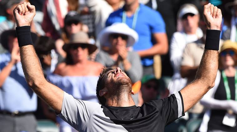 Juan Martin del Potro eclipsed Roger Federer in the Indian Wells final