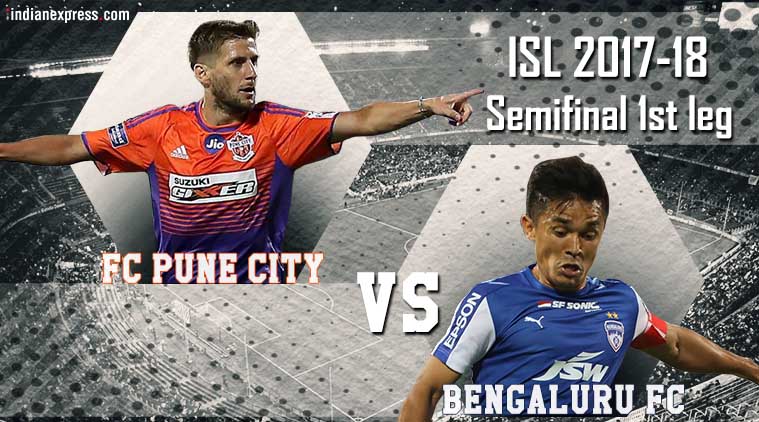 FC Bengaluru will take on FC Pune City in away game.