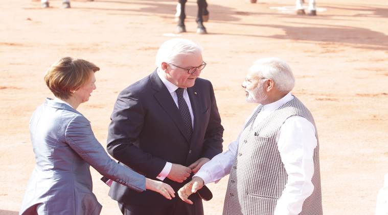 German President in India: Steinmeier receives ceremonial reception at Rashtrapati Bhavan