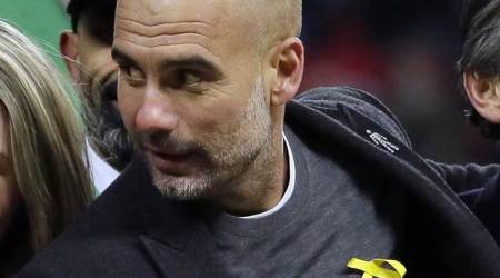 Pep Guardiola accuses FA head of ignorance over Catalan ribbon