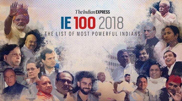 ie100, powerful indians list, ie100 powerful people, Indian Express powerful indians list, ie100 list, indian express top 100 list
