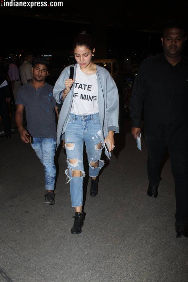 Anushka Sharma at the airport