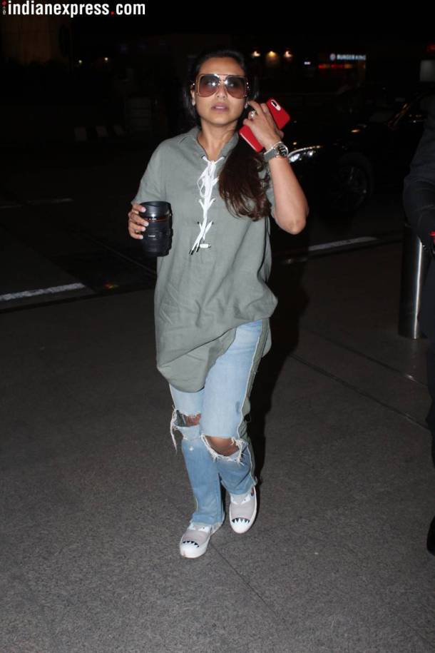 Rani Mukerji promote Hichki