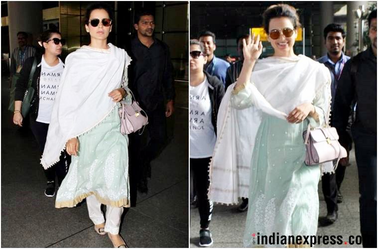 airport fashion, airport style, Karan Johar, Kangana Ranaut, Kriti Sanon, Shruti Haasan, Malaika Arora, Tamannaah Bhatia, Kiara Advani, bollywood celeb airport fashion, celeb fashion, bollywood fashion, indian express, indian express news