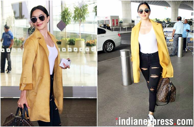 airport fashion, airport style, Karan Johar, Kangana Ranaut, Kriti Sanon, Shruti Haasan, Malaika Arora, Tamannaah Bhatia, Kiara Advani, bollywood celeb airport fashion, celeb fashion, bollywood fashion, indian express, indian express news