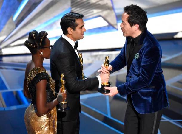 lupita nyong'o black panther kumail nanjani big sick shape of water oscar