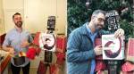 This man created his BOYFRIEND out of WINE boxes, and the pictures are super romantic!