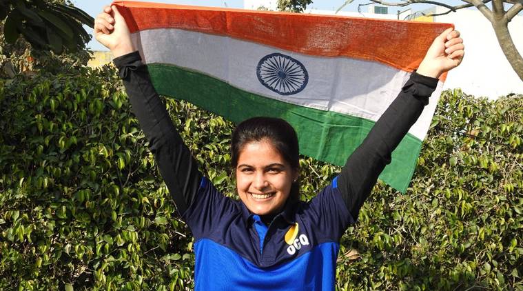 manu bhaker wins gold