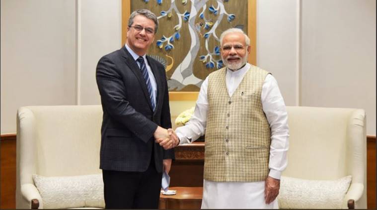 World Trade Organisation chief calls on PM Modi