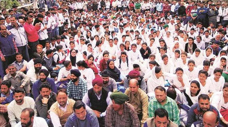 Nowshera, Nowshera district, Nowshera protest, india news, indian express news