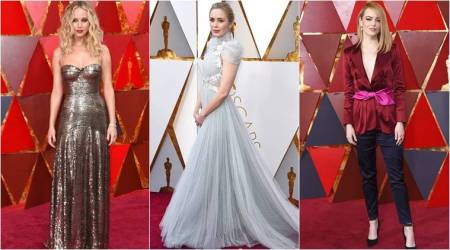 Fashion at Oscars: Celebs ditch black but political undertone persists