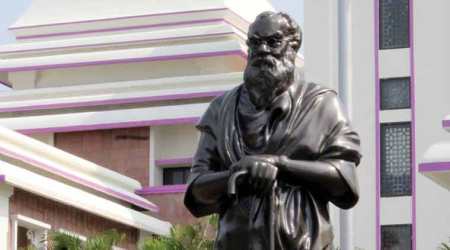 Hours after BJP leader H Raja’s post, Periyar statue is vandalised in Tamil Nadu