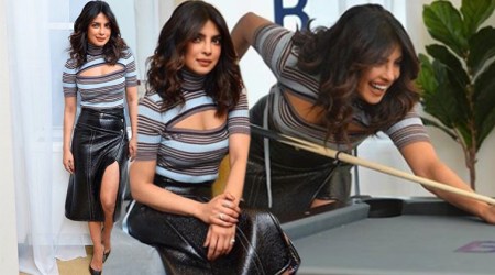 Priyanka Chopra gives some style inspiration on how to wear a leather skirt