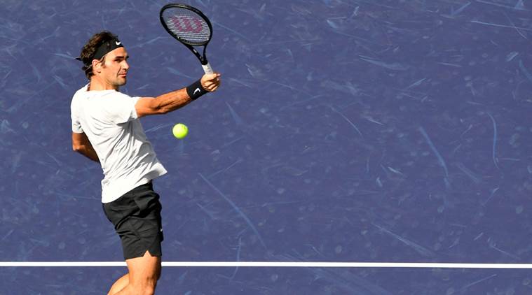 Roger Federer picked up a victory at Indian Wells.