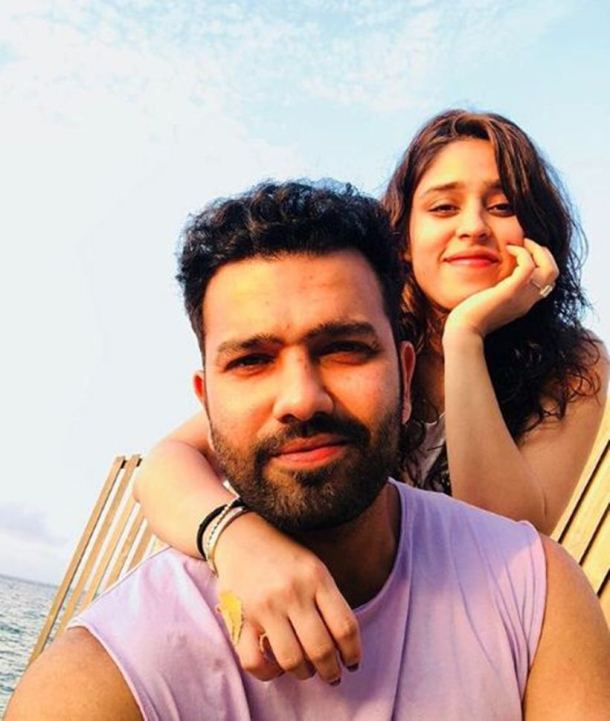 Rohit Sharma with wife Ritika