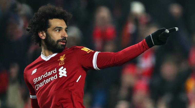 Liverpool’s Mohamed Salah scores for seventh game in a row