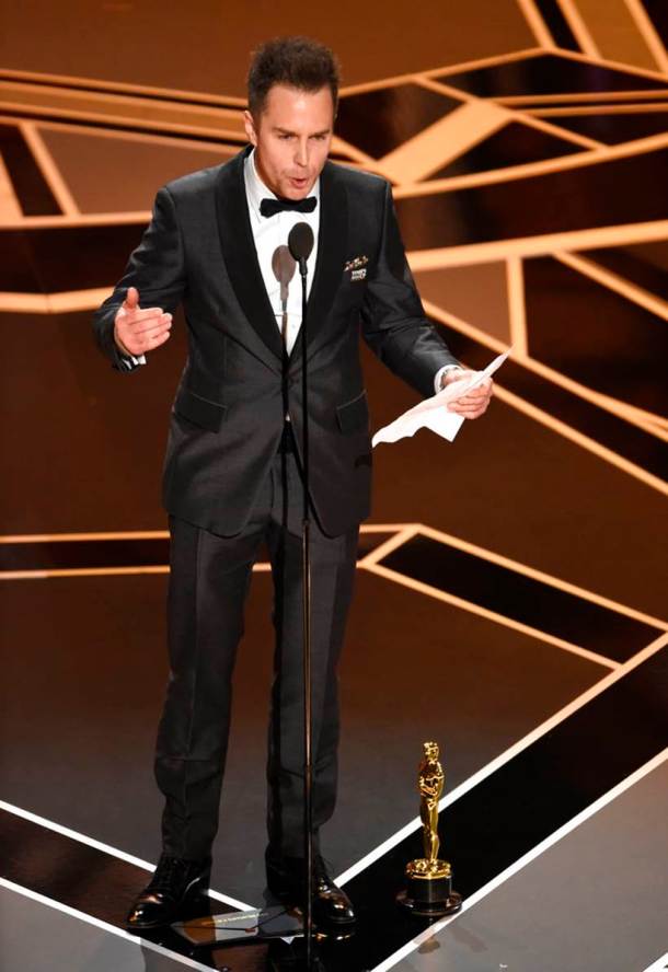 sam rockwell oscars best supporting actor winner photos