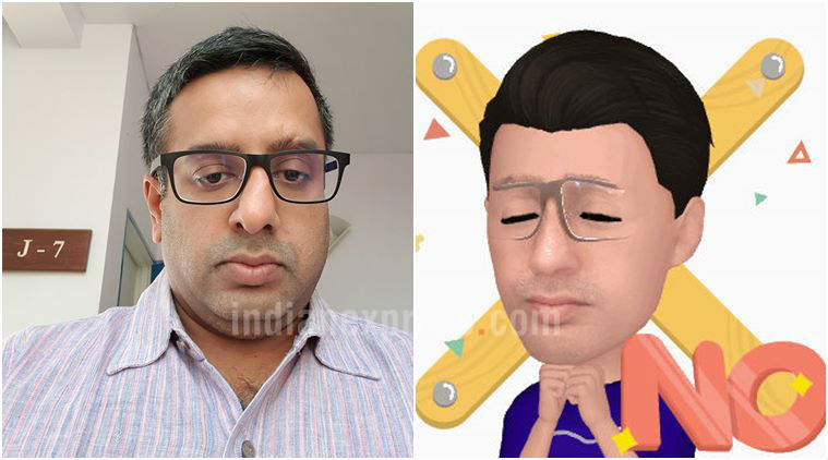 Samsung Galaxy S9+ ar emoji
