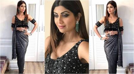Shilpa Shetty’s stylish sari is inspiration for your next black-tie party