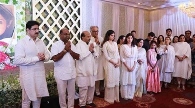 sridevi chennai prayer meet