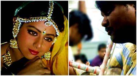 VIDEO: Musician plays a medley of Sridevi’s songs to pay tribute on Mumbai local