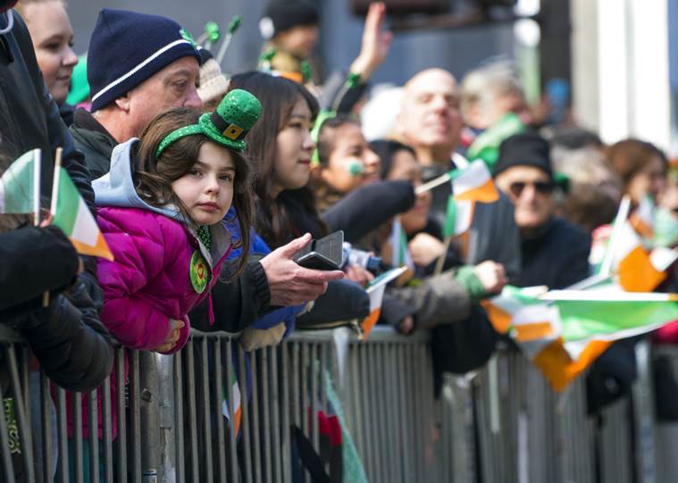 st patrick's day, irish pm, new york, manhattan, st patricks day parade, fifth avenue, indian express
