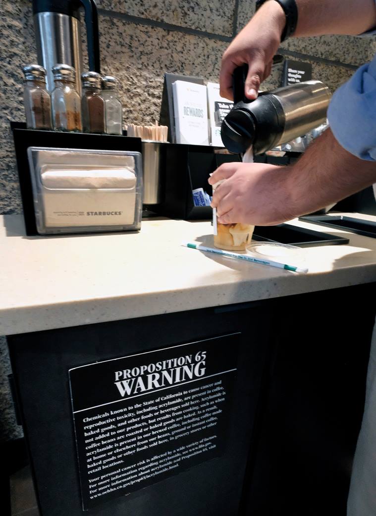 Starbucks coffee, coffe cancer, starbuck cancer warning, Starbucks coffee cancer warning, Starbucks corporation, Los Angeles Superior Court Judge, cancer warning, Lifestyle News, Indian Express News