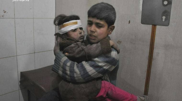 Effect on children due to Syrian war