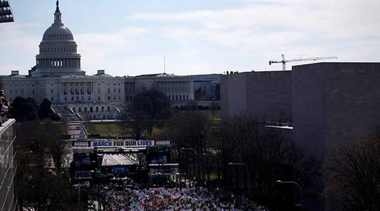 US tighter gun control, tighter gun control US, US gun control, United States tighter gun control, Massive crowds, Massive crowds rally US, World News, Latest World News, Indian Express News