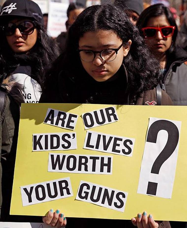 US tighter gun control, tighter gun control US, US gun control, United States tighter gun control, Massive crowds, Massive crowds rally US, World News, Latest World News, Indian Express News