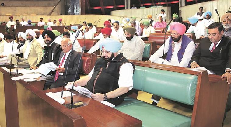 punjab waters dispurte, punjab governor, vps badnore, punjab news, punjab assembly session, punjab rivers, indian express