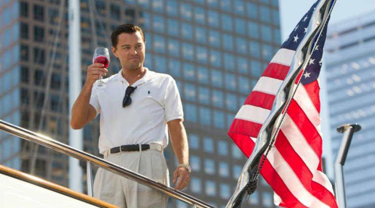 The wolf of wall street starred leonardo di caprio