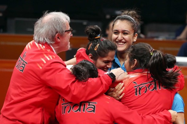 CWG 2018 Medal India Table Tennis