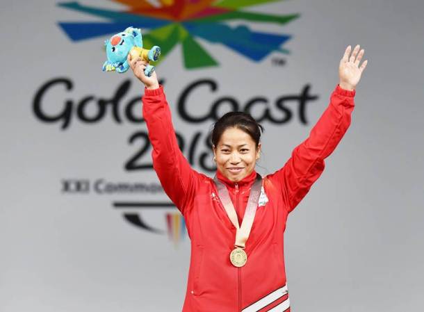 CWG 2018 Medal India Sanjita Chanu