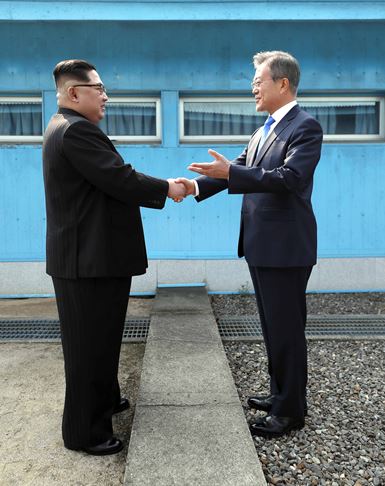 When Kim Jong Un took that small yet historic step
