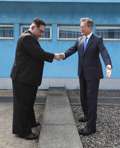 When Kim Jong Un took that small yet historic step