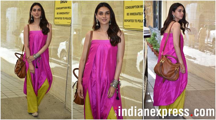 Aditi Rao Hydari, Daas Dev, Daas Dev promotions, Aditi Rao Hydari fashion, Aditi Rao Hydari style, Aditi Rao Hydari latest news, Aditi Rao Hydari latest photos, Aditi Rao Hydari images, Aditi Rao Hydari pictures, Aditi Rao Hydari updates, celeb fashion, bollywood fashion, indian express, indian express news