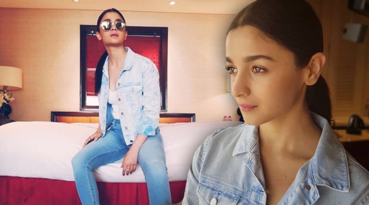 Alia Bhatt, Raazi promotions, Alia Bhatt Raazi promotions, denim-on-denim trend, Alia Bhatt fashion, Alia Bhatt style, Alia Bhatt latest news, Alia Bhatt latest photos, Alia Bhatt updates, Alia Bhatt images, Alia Bhatt pictures, celeb fashion, bollywood fashion, indian express, indian express news