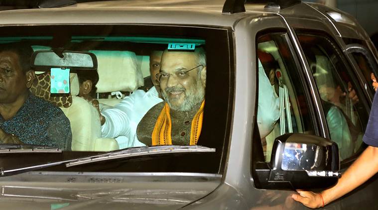 Amit Shah in Mumbai