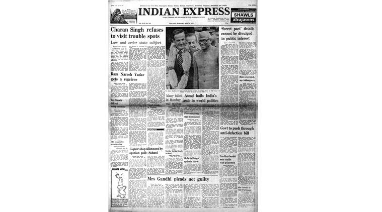 simla talks, indira gandhi, atal bihari vajpayee, rajya sabha, malcolm adiseshiah, shah commission, indian express