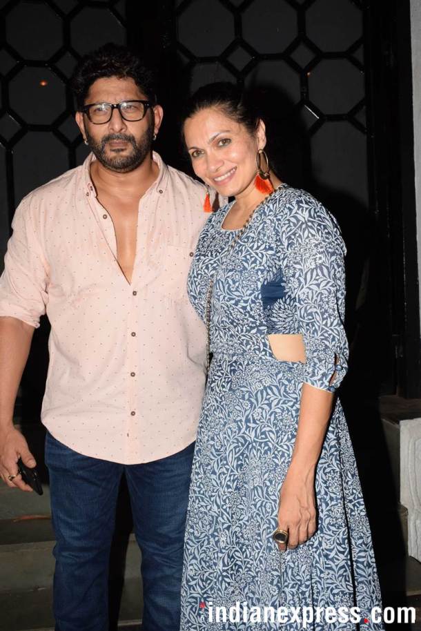 Arshad Warsi with wife Maria Goretti