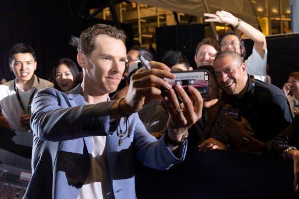 avengers infinity war robert downey jr benedict cumberbatch karen gillan