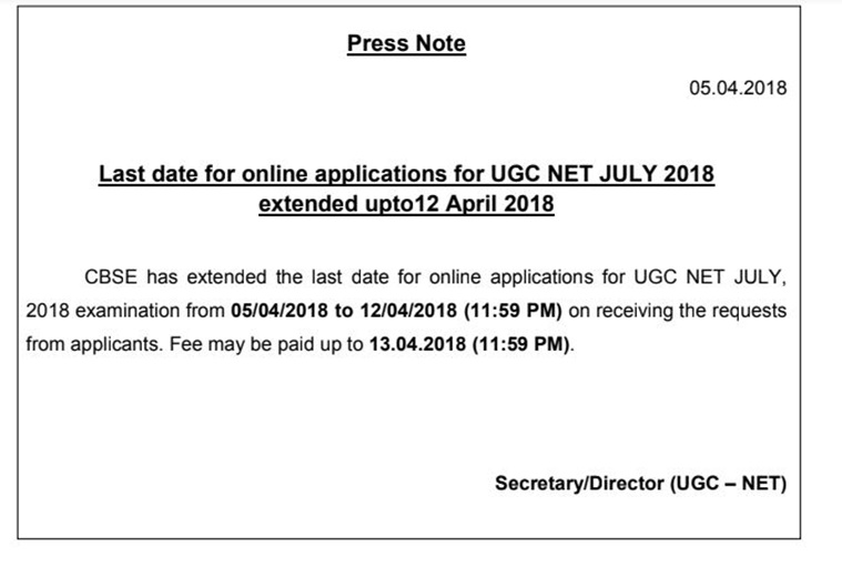 CBSE UGC NET 2018, UGC NET 2018, cbsenet.nic.in, CBSE UGC NET, UGC NET, CBSE UGC NET Dates, CBSE UGC NET Dates Extended, Education News, Latest Education News, Indian Express, Indian Express News