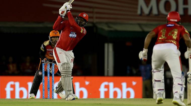 Gayle scored an unbeaten ton against SRH. (IANS) 