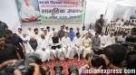 Congress' fast: Rahul attacks PM, calls him anti-Dalit; it's not 'upwaas' but 'uphaas, says BJP