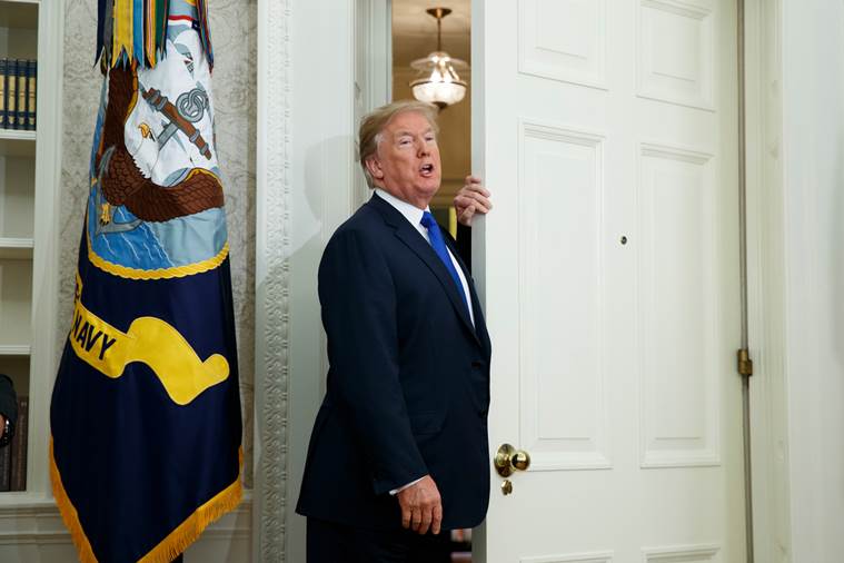 donald trump, white house press dinner, trump news conference, white house journalists, american media, united states, indian express