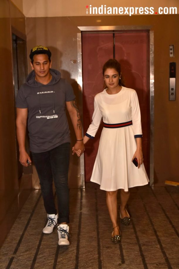 Prince Narula and Yuvika Choudhary