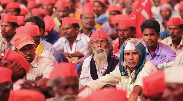  All India Kisan Sabha, maharashtra farmers distress, maharashtra farmers protest, maharashtra farmers strike, Swaminathan Commission