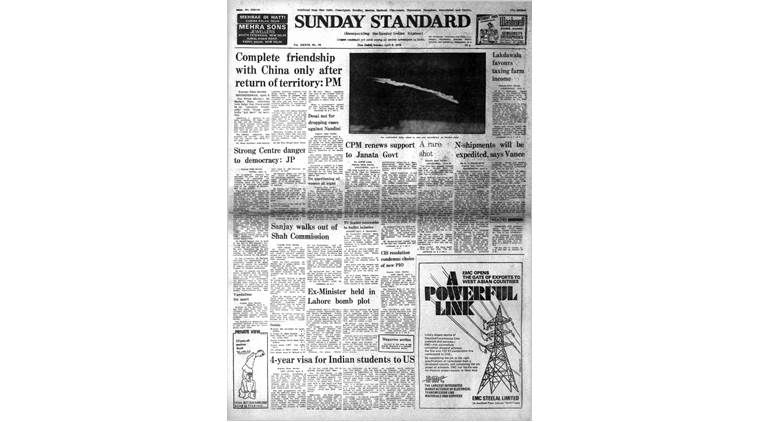 April 9, 1978, Forty Years Ago: Morarji’s Press Meet