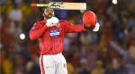 Gayle scores 63-ball 104* in Mohali